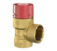 Flamco Flamco Meibes Soupape de sécurité à membrane Flopress RP 1/2xRp 3/4, 3 bar pression de déclenchement Quantité:1