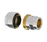 Flamco Flamco raccord de transition PLUS SRA MF G 1/2 Fx1/2", f noir, MS nickelé Quantité:10