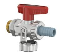 Simplex KFE Vanne à sphère droite 1/2M avec raccord 14,5mm pour tuyau souple - F10638