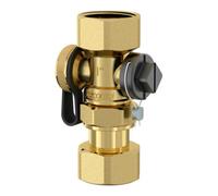 Flamco Flamco Robinet à capuchon FlexControl Rp 3/4xG 3/4 F, avec écrou prisonnier Quantité:1