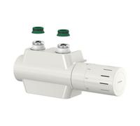 Flamco Flamco Robinetterie à tube unique VARIODESIGN blanc, avec tête thermostatique et cache Quantité:1