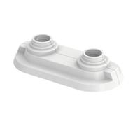 Flamco Flamco Rosette double HRDB 50 50mm, Ø tuyau 14,16,17,20mm, blanc Quantité:50