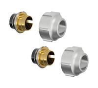 Flamco Flamco Set de raccords à serrage A11 15x1mmxG 3/4 F Eurok., MS nickelé Quantité:1