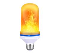 Flame Bulbs For Outdoor Lights - Fire Effect Bulb, Flickering Lamp, Decorative Light, Energy Saving | Indoor Outdoor Lighting For Dinner Home Restaurant Wedding Christmas Patio Bedroom Porch