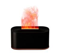 Flame Diffuser - 220 ml 7 Color Light Fireplace Aroma | Realistic Flame Effect Essential Oil Diffuser | For Homeowners, Apartment, Living Room, Bedroom, Study, Nightstand, Office, Classroom, Hotel