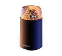 Flame Mountain Humidificateur USB, diffuseur d'aromathérapie de 300 ml, sortie de brume de 35 ml/h, purificateur d'air silencieux < 25 dB pour la maison, le bureau, la chambre à coucher (noir)