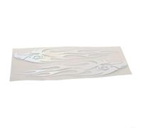 Flame pour eagle Motorcycle Decal 20cm Vinyl Sticker Flame pour(Colorful)