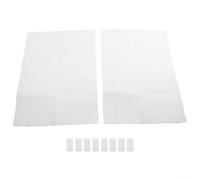 Flame-Retardant Range Hood Filter Paper 3 Packs White