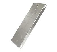 Flame Salmon Holder, Grilled Fish Rack, Stainless Steel Detachable Plate, Smooth Secure Grip for Outdoor Cooking Camping Picnic, 21.26x5.51x1.57 Inches, Silver Color, 1 Piece