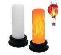 Flame Solar Lights Outdoor - Waterproof Realistic LED Flame Lamp, House Solar Light with Flickering Fire Effect, Dusk to Dawn Auto Sensor, Pathway Torch, Landscaping Path Decor for Patio Lawn