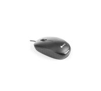 Flame - Souris - droitiers et gauchers - optique - 3 boutons - filaire - USB - noir