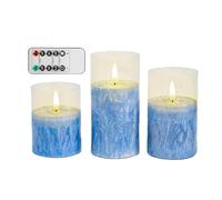 Flameless Led Candles, Battery Operated Flickering Candle Set, Safe Decorative Display with Remote and Timer Function, Warm Ambient Candle Lighting for Home Party Birthday Wedding