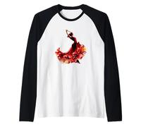 Flamenco Dance is My Passion Aquarelle Manche Raglan