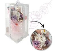 Flamenco Mystique Bouquet de fleurs de savon parfumées dans un coffret cadeau avec éclairage LED BUK18
