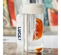 Flamenco Mystique Láhev na vodu s košíčkem a brčkem 600 ml Simple BD32B