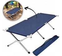 Flamenco Mystique Lit de camping pliant 190 x 62 cm avec housse AR04GRAN pour le camping confortable et les sports nautiques