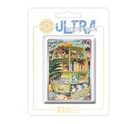 Flamiaou 167/162 Alternative Pokémon Gallery Secrète - Ultraboost X Écarlate et Violet 5 Forces Temporelles - Coffret de 10 Cartes Pokémon Françaises