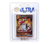Flâmigator ex 272/193 Secrète Gold - Ultraboost X Écarlate et Violet 02 Évolutions à Paldea - Coffret de 10 Cartes Pokémon Françaises