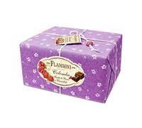 FLAMIGNI Colomba de Pâques Fruits Rouges et Chocolat 1 Kg, Dessert Artisanal Doux et Délicate, Aux Fruits Rouges Déshydratés et Graines Confites et Chocolat, Sans Agrumes Confits, Made in Italy