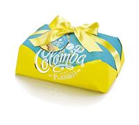 FLAMIGNI Colomba de Pâques Margherita aux Farines de Céréales Anciennes 1 kg, Dessert Artisanal Doux et Délicat, Recouverte de Grains de Sucre sans Fruits Confits ni Amandes, Made in Italy