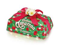 FLAMIGNI Colombe de Pâques à l'Amarena de 1 kg, sans agrumes confits, levée naturelle, pâte moelleuse et parfumée enrichie d'Amarene Toschi, fabriquée en Italie