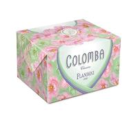 FLAMIGNI Colombe de Pâques classique 500 g, avec oranges confites et raisins secs, levage naturel, glaçage aux amandes, dessert traditionnel fabriqué en Italie
