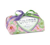 FLAMIGNI Colombe de Pâques classique de 750 g, avec oranges confites et raisins secs, levage naturel, glaçage aux amandes, emballée à la main, dessert traditionnel fabriqué en Italie