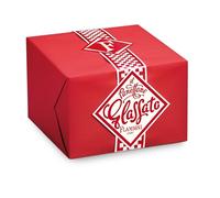 FLAMIGNI, Panettone Glacé Traditionnel Artisanal Italien à l'Orange Confite et aux Raisins Secs, Glacé au Sucre, Noisettes et Amandes, Emballage avec Ruban Idéal Comme Cadeau de Noël, 1kg