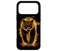 Flaming Bear Fierce Fire Wild Animal Spirit Power pour Coque pour iPhone 17 Pro Max