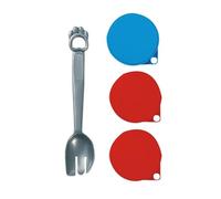 FLAMINGO 504358 - 3 couvercles de boite et cuillère 7,5 cm