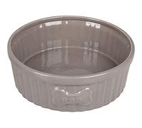 Flamingo 518466 Gamelle pour Chien en céramique Taupe 20,5 cm 1510 ML