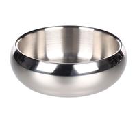 Flamingo Aliments & Ecuelle Muna Argent pour Chiens - Antidérapant, Acier Inox