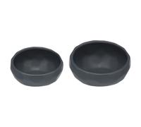 Flamingo Aliments & Ecuelle Unic Bleu Foncé pour Chiens - Céramique,Rond,Elegant