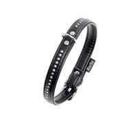 Flamingo ALP Monte Carlo Collier pour Chien Noir 24 cm 11 mm