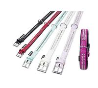 Flamingo ALP Monte Carlo Collier pour Chien Noir 37 cm 14 mm