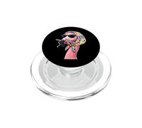 Flamingo Animal Granny Fil à Crochet carré pour Amateur de Crochet PopSockets PopGrip pour MagSafe