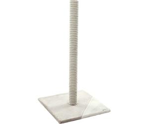 Flamingo Arbre à Chat Glen - Beige Clair et Gris Clair - 45x45x87 cm - La Plus Grande Sélection de Griffoirs de Qualité Supérieure avec Plateformes et Griffoirs en Sisal