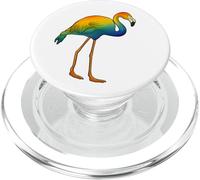 Flamingo Arc en Ciel PopSockets PopGrip pour MagSafe