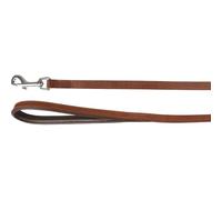 Flamingo - Arizona Brown Leather Dog Leash. Size 130 cm x 15 mm. - FL-520065