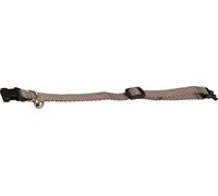 Flamingo Asp Collier + Cloche pour Chat Gris 30 cm