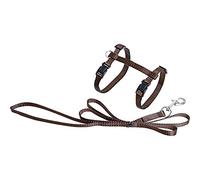 Flamingo Asp Harnais + Laisse pour Chat Brun 110 cm