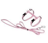 Flamingo Asp Harnais + Laisse pour Chat Rose Clair 110 cm