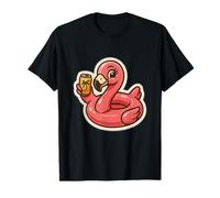 Flamingo avec Boisson T-Shirt