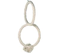 Flamingo Balançoire pour Oiseaux Corde en Coton 2 Anneaux 78cm