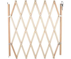 Flamingo Barrière de sécurité Monti Beige 107x83cm - Pliable et avec verrou Coulissant
