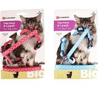 Flamingo Best Buddy Pluto Harnais Bleu Camouflage XL 80-100cm x 50mm