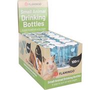 Flamingo biberon Sippy Bleu 100ml - avec indicateur de Niveau et Fil de Fer pour la Suspension