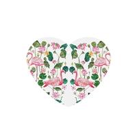 Flamingo Bird Lot de 10 feuilles rondes parfumées pour voiture et maison