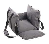 Flamingo Bobba Siège Gris pour Chiens 3-in-1 Avec Ceinture Et Coussin 56x42 CM