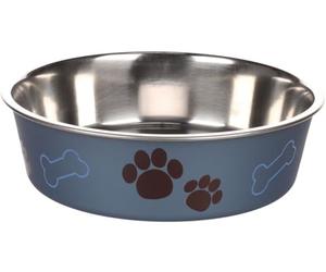 Flamingo Bol pour Aliments KENA Bleu Métallique 17CM800ML